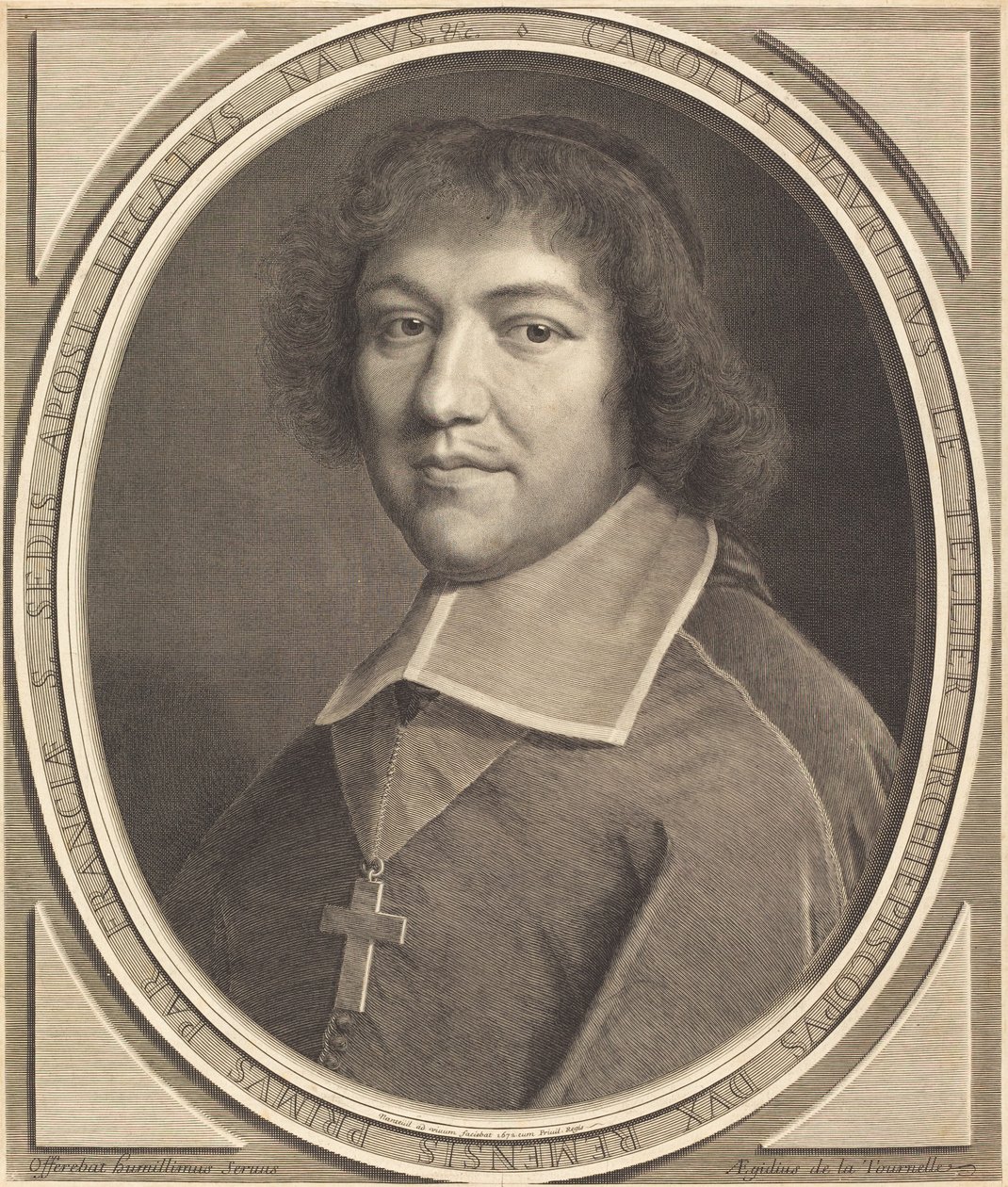 Charles Maurice Le Tellier tekijältä Robert Nanteuil