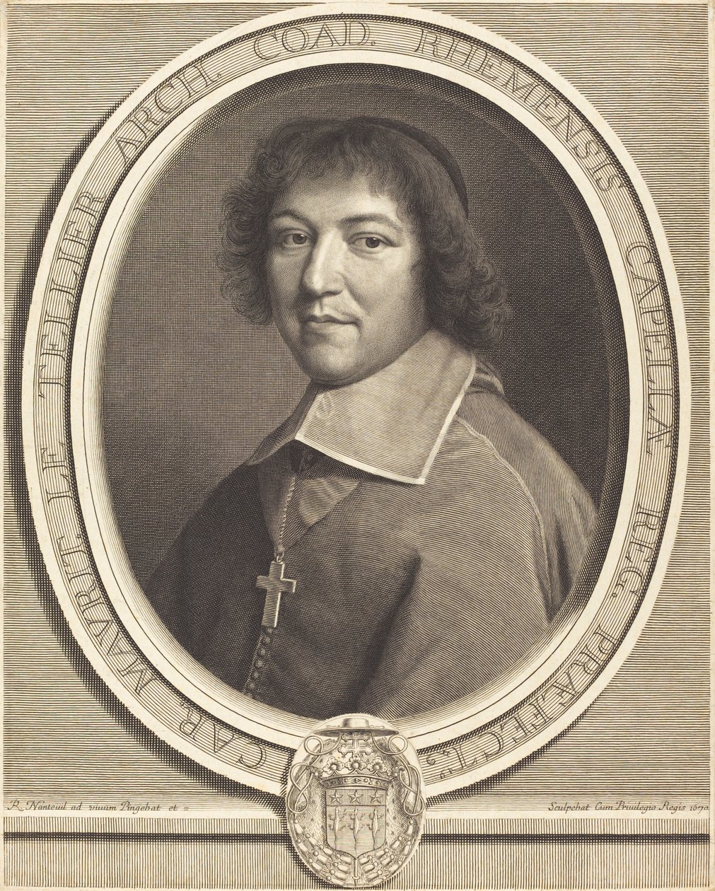 Charles Maurice Le Tellier tekijältä Robert Nanteuil