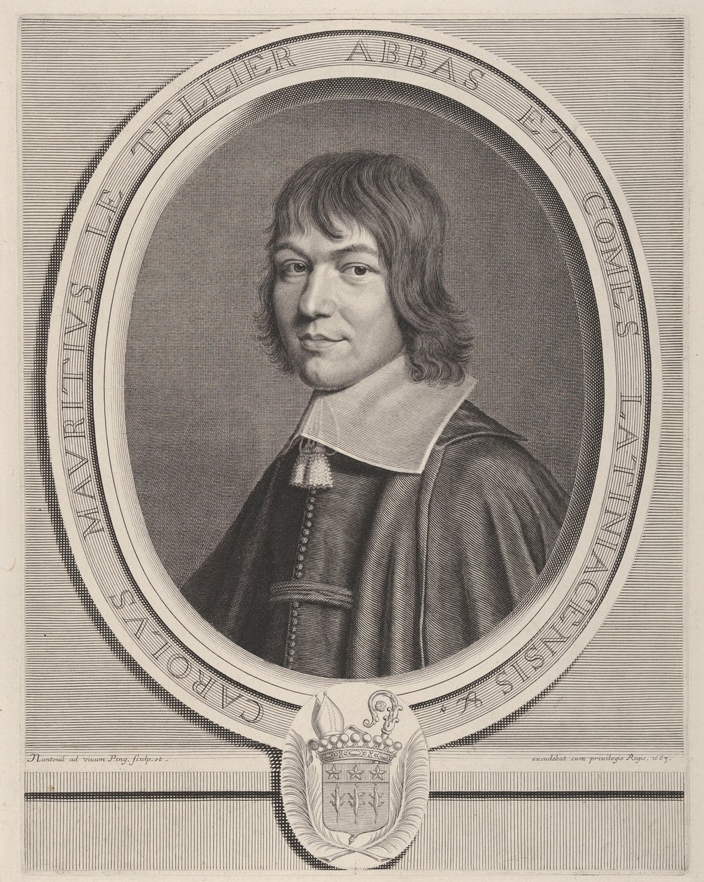 Charles-Maurice Le Tellier, 1663. tekijältä Robert Nanteuil