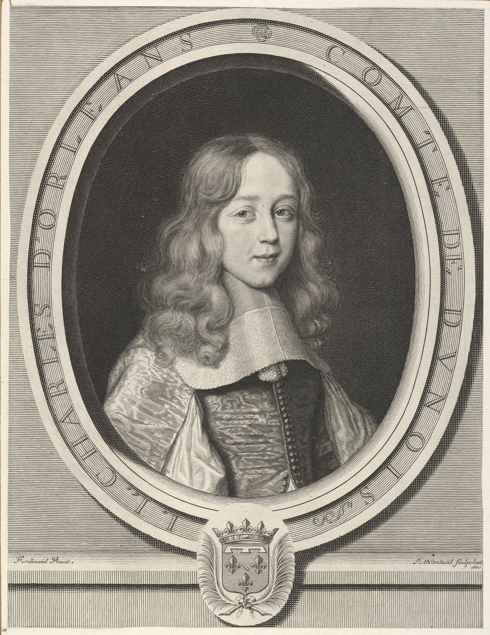 Charles dOrléans-Longueville, Dunoisin kreivi, 1660. tekijältä Robert Nanteuil