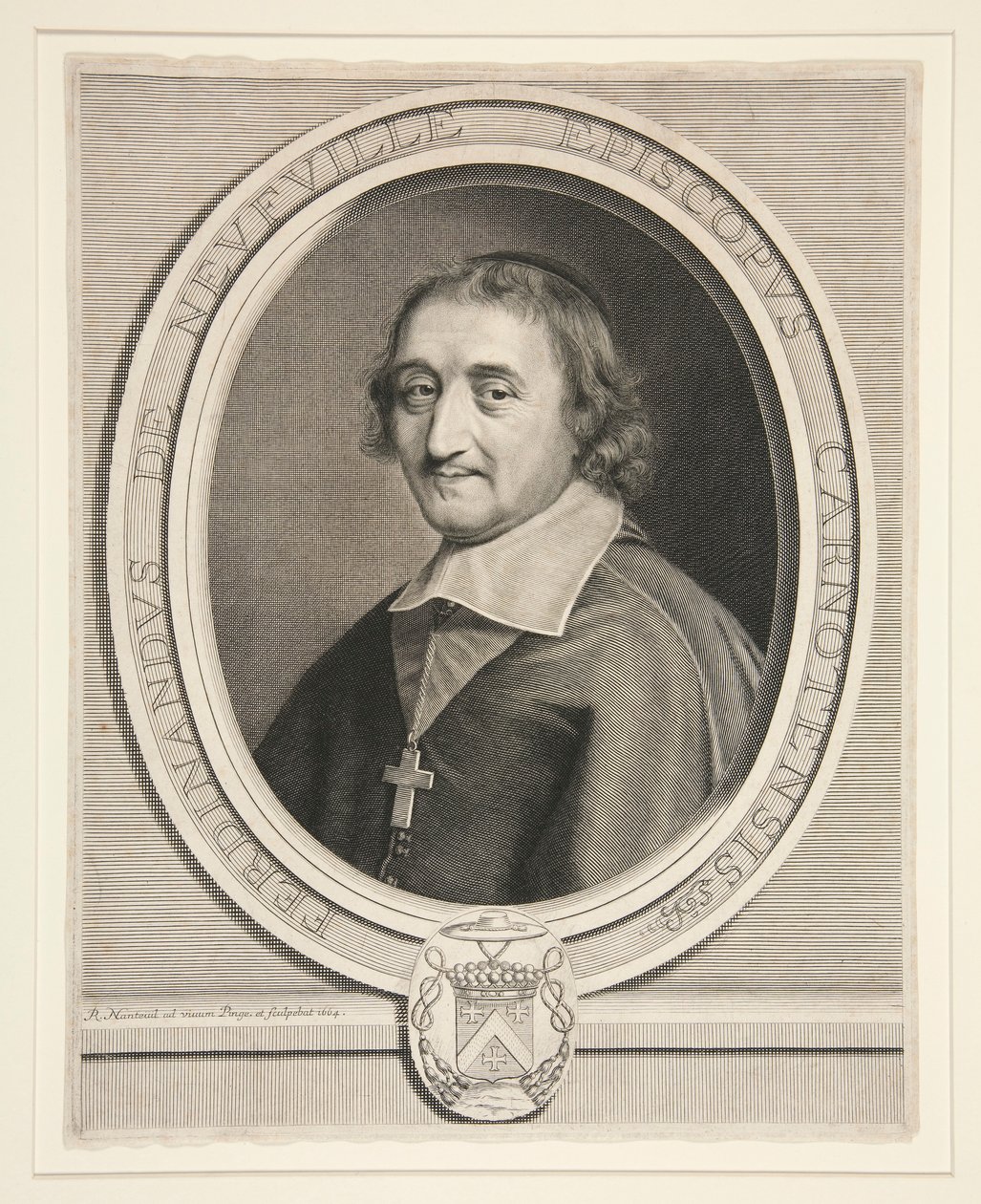 Ferdinand de Neufville, Chartresin piispa (1608-1678) tekijältä Robert Nanteuil