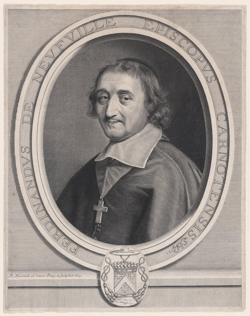 Ferdinand de Neufville, Chartresin piispa (1608-1678) tekijältä Robert Nanteuil