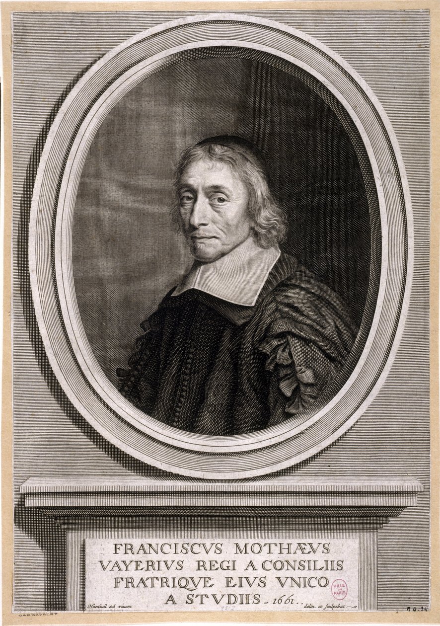 François de la Mothe-Levayer. 1661. tekijältä Robert Nanteuil