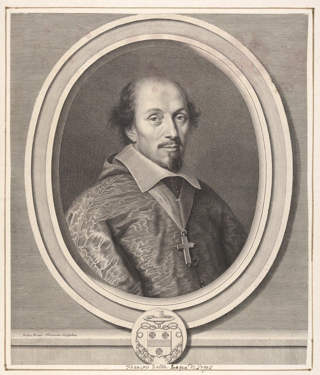 Francois Mallier du Houssay, n. 1656. tekijältä Robert Nanteuil
