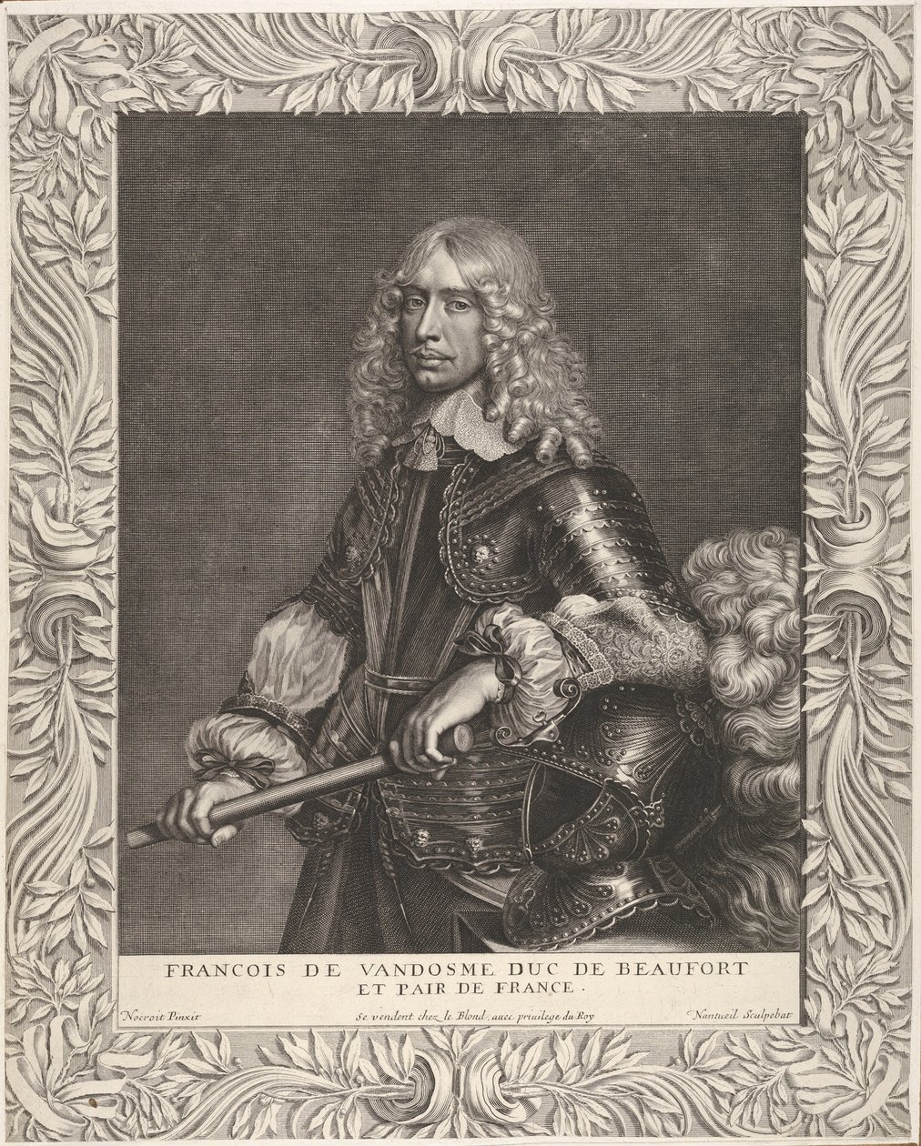 François de Vendôme, Beaufortin herttua, n. 1649. tekijältä Robert Nanteuil