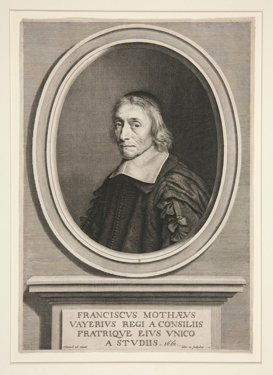 François de la Mothe-Le Vayer, neuvonantaja tekijältä Robert Nanteuil