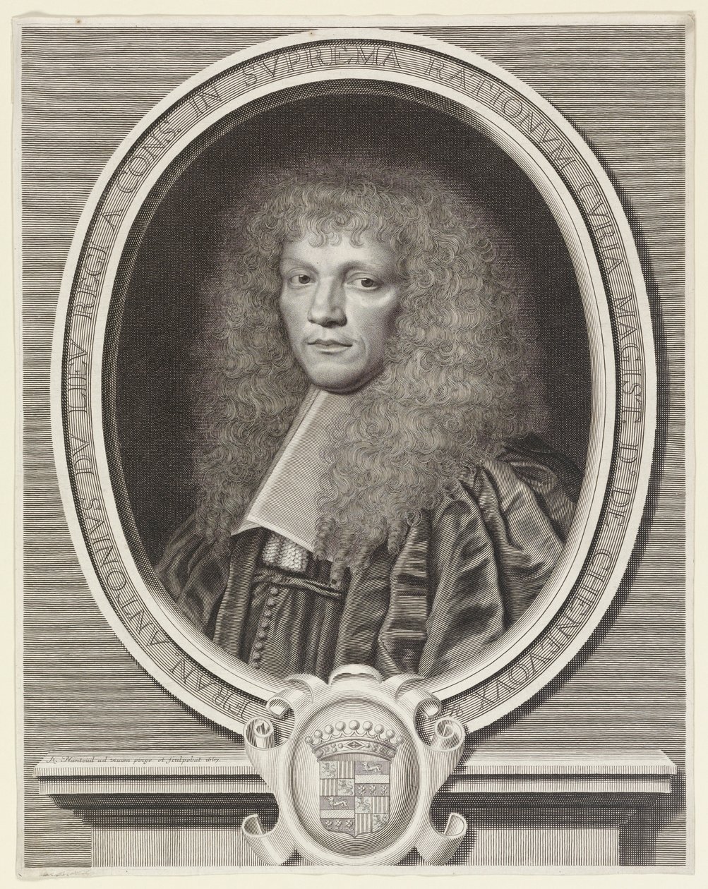 Françoise-Antoine Dulieu de Chenevoux, asiakkuuspäällikkö (rahoituksen maisteri) tekijältä Robert Nanteuil
