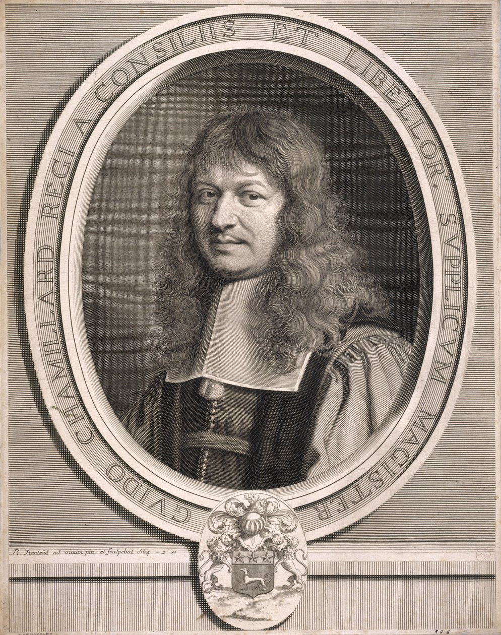 Guido Chamillard, anomusmestari. 1664. tekijältä Robert Nanteuil