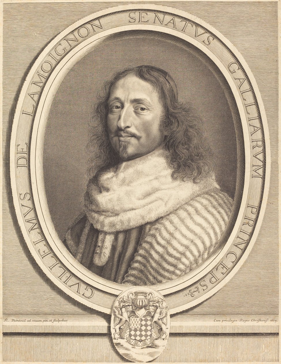 Guillaume de Lamoignon tekijältä Robert Nanteuil