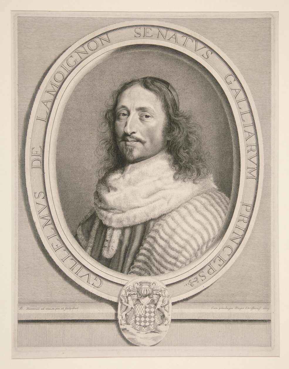 Guillaume de Lamoignon, Bavillen markiisi tekijältä Robert Nanteuil