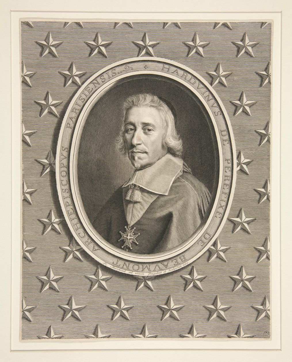 Hardouin de P?r?fixe de Beaumont, Pariisin arkkipiispa (Pariisin arkkipiispa) (1605-1671) tekijältä Robert Nanteuil