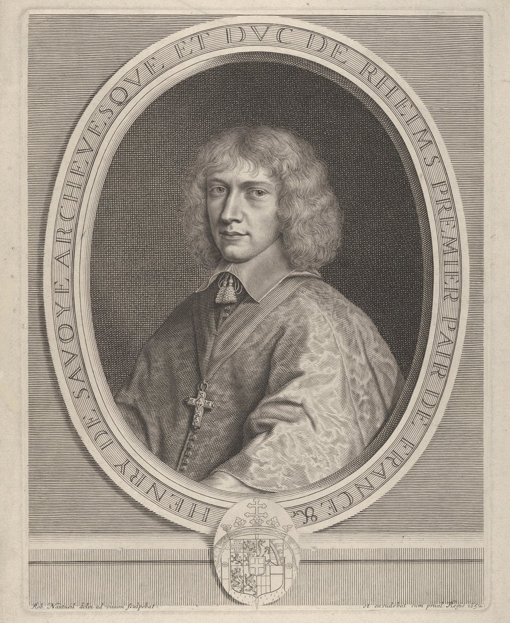 Henrik II Sevillalainen, n. 1651. tekijältä Robert Nanteuil