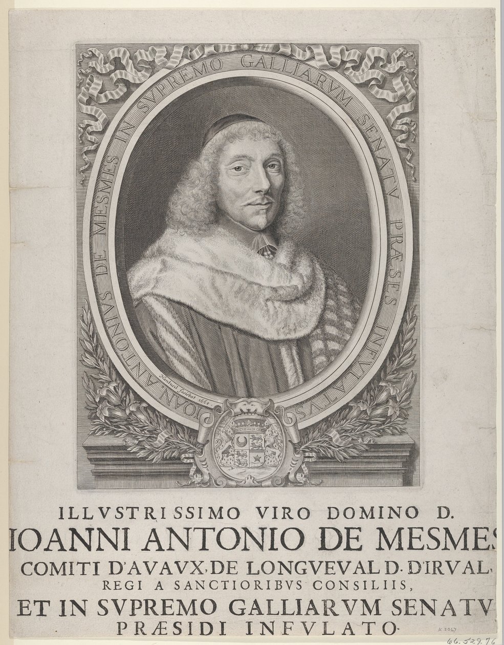Jean-Antoine de Mesmes, 1658. tekijältä Robert Nanteuil