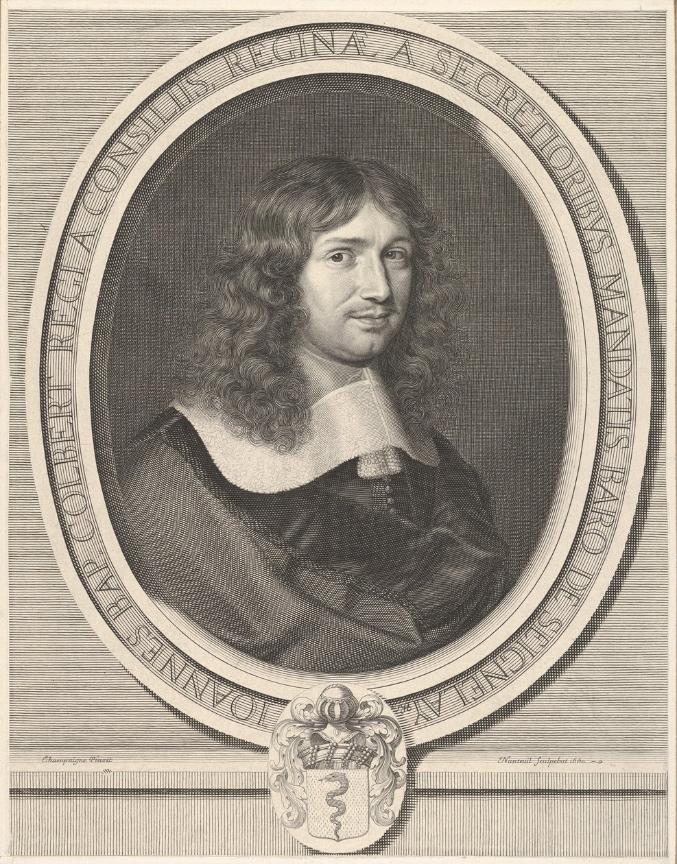 Jean-Baptiste Colbert, 1660. tekijältä Robert Nanteuil
