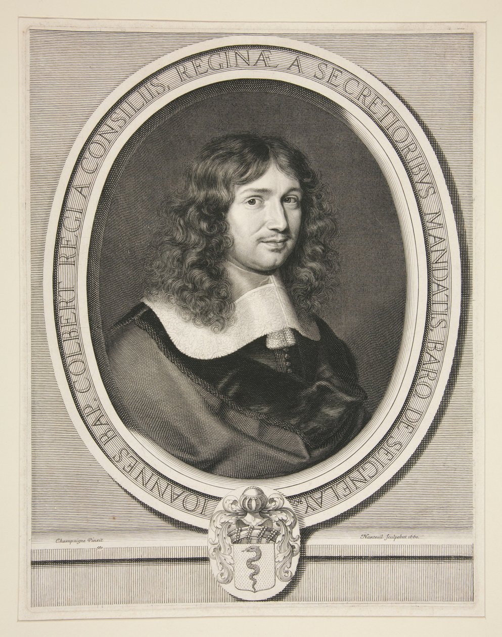 Jean-Baptiste Colbert, finanssien yleiskontrollööri (finanssien yleiskontrollööri) tekijältä Robert Nanteuil