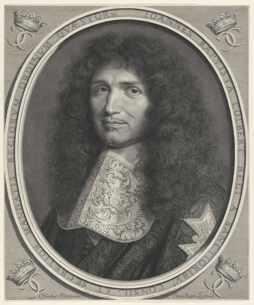 Jean-Baptiste Colbert (1619-1683) tekijältä Robert Nanteuil