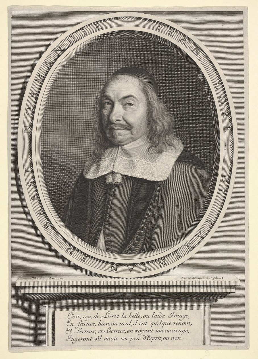 Jean Loret, 1658. tekijältä Robert Nanteuil
