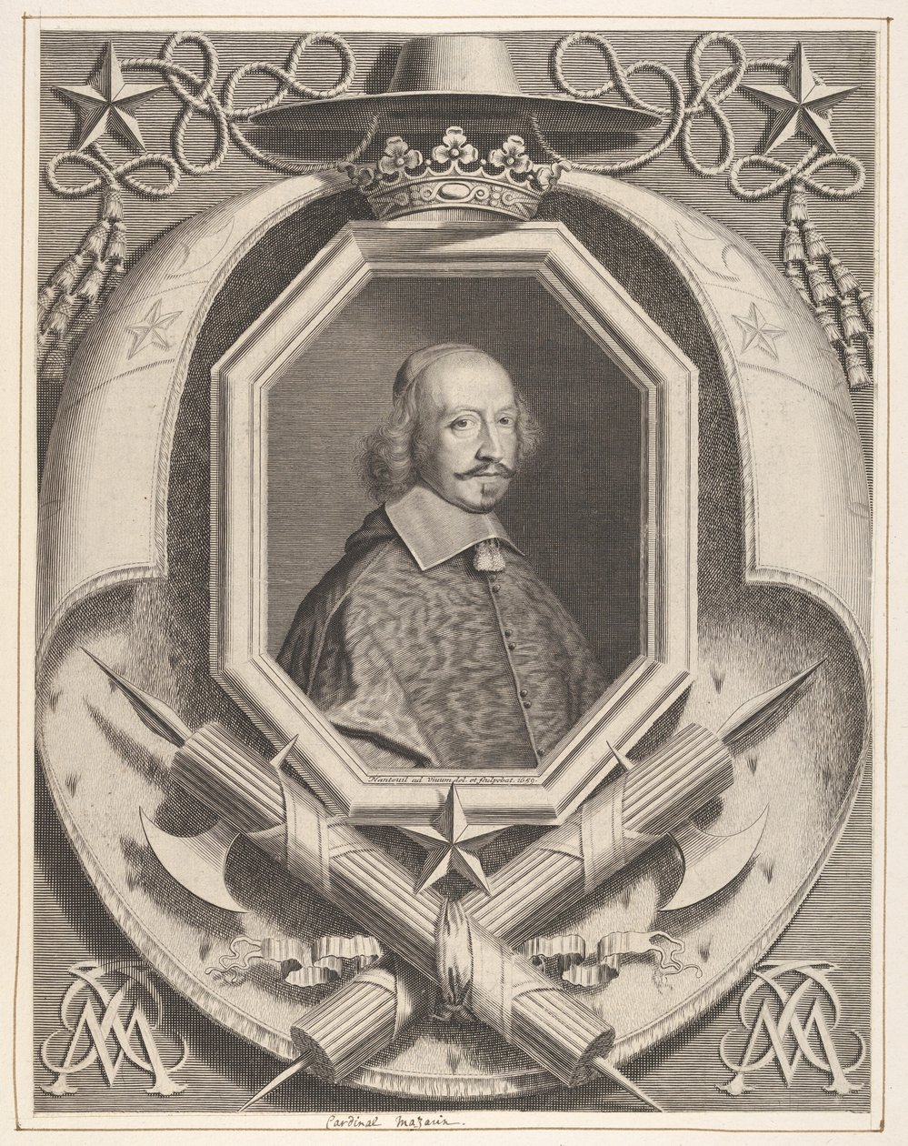 Kardinaali Jules Mazarin, 1659. tekijältä Robert Nanteuil