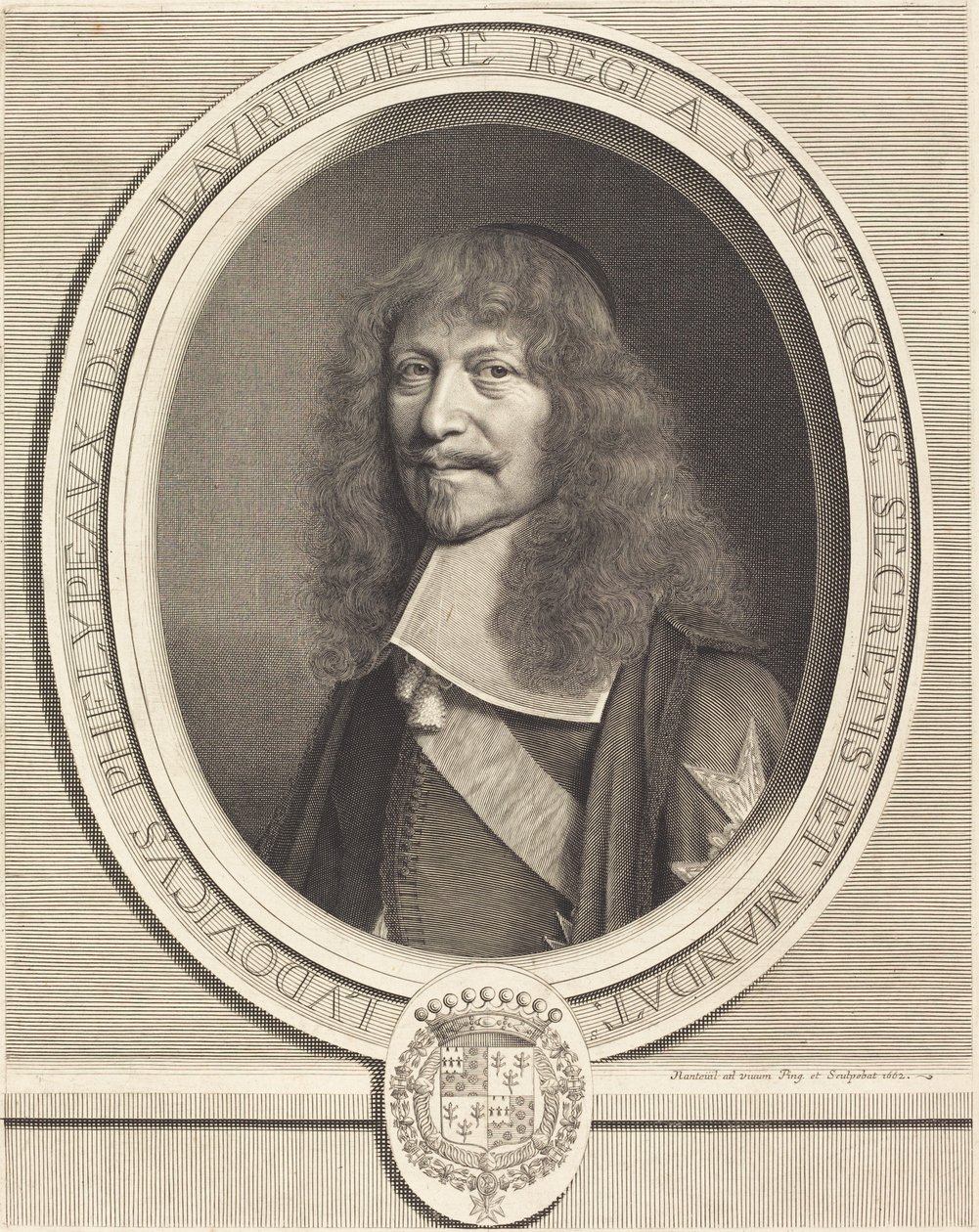 Louis Phelypeaux de La Vrilliere tekijältä Robert Nanteuil