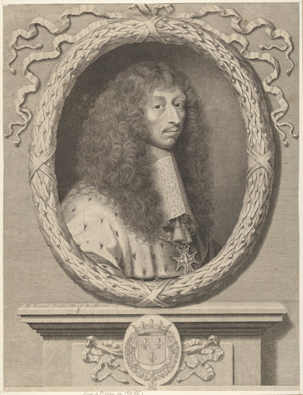 Ludvig II de Bourbon, Condén ruhtinas tekijältä Robert Nanteuil