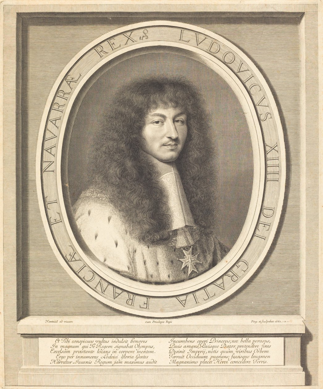 Ludvig XIV tekijältä Robert Nanteuil