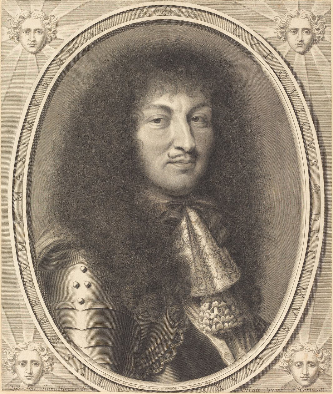 Ludvig XIV tekijältä Robert Nanteuil
