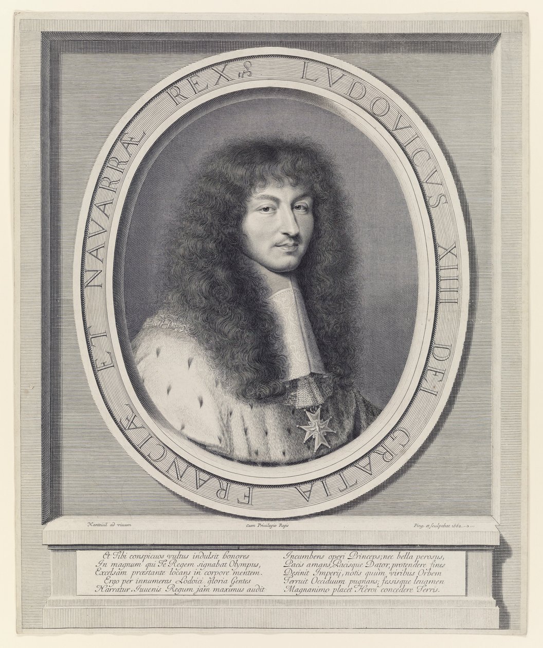 Ludvig XIV tekijältä Robert Nanteuil