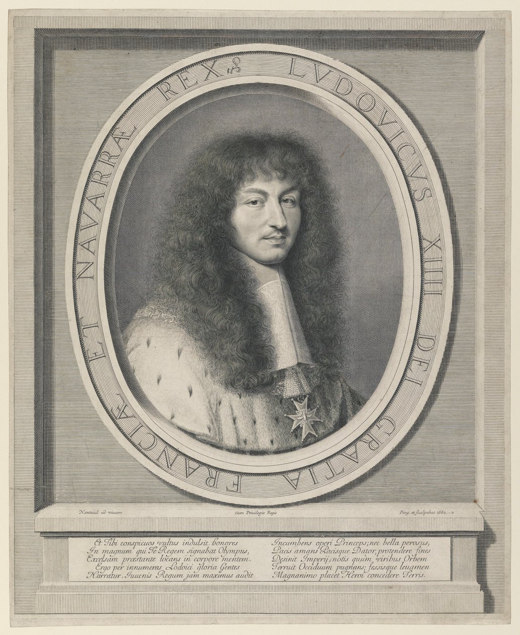 Ludvig XIV tekijältä Robert Nanteuil