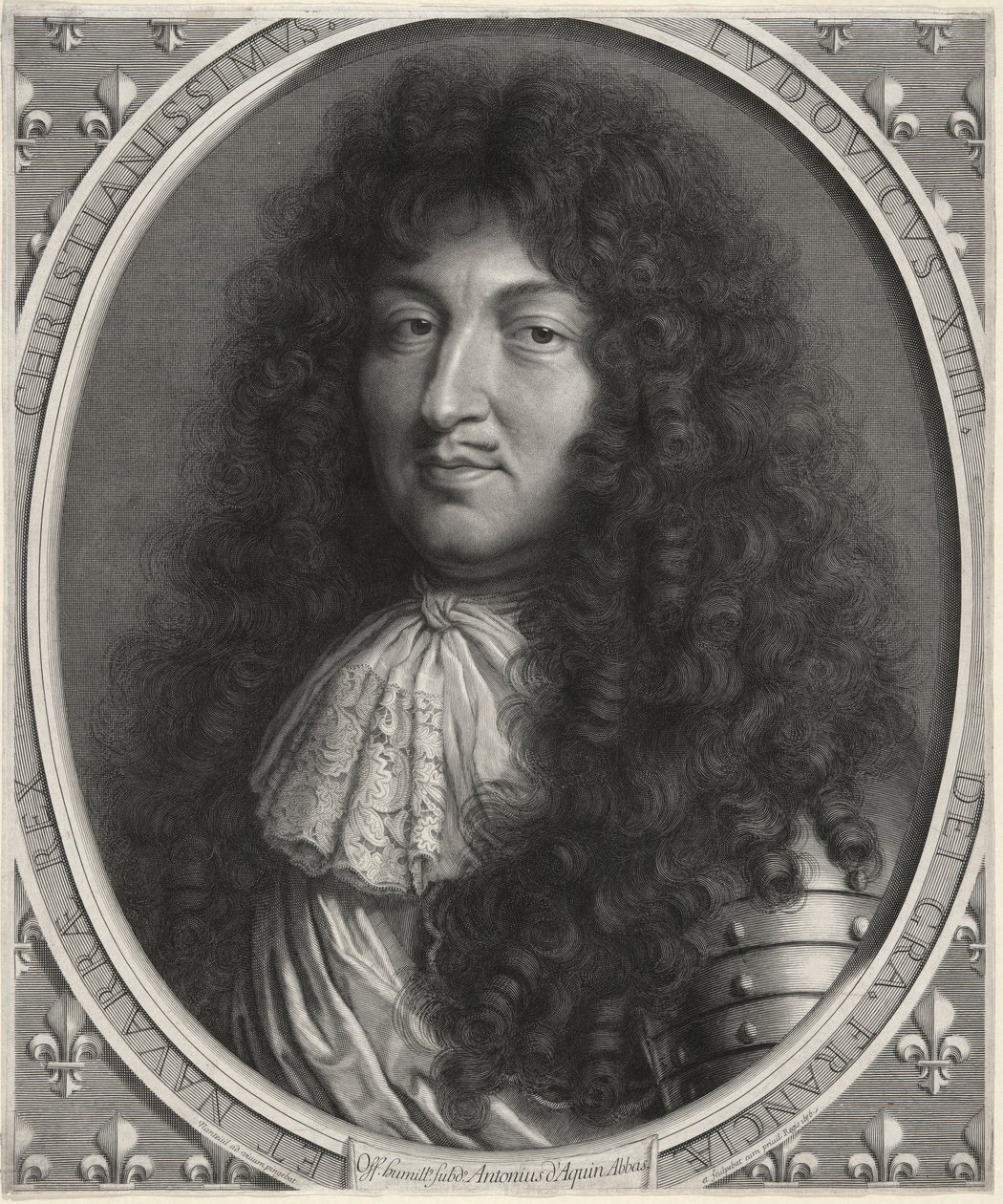 Ludvig XIV, Ranskan kuningas (1638-1678) tekijältä Robert Nanteuil