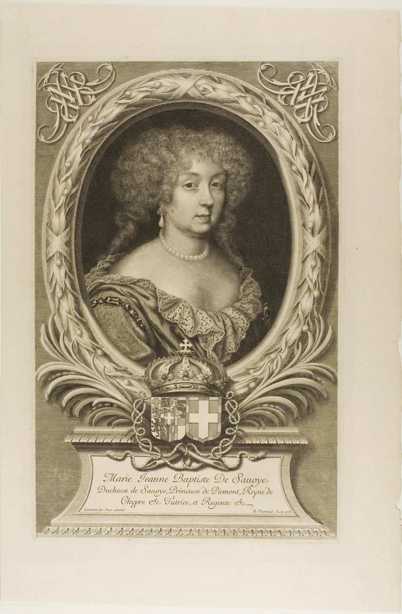 Marie Jeanne Baptiste Baptiste de Savoye tekijältä Robert Nanteuil