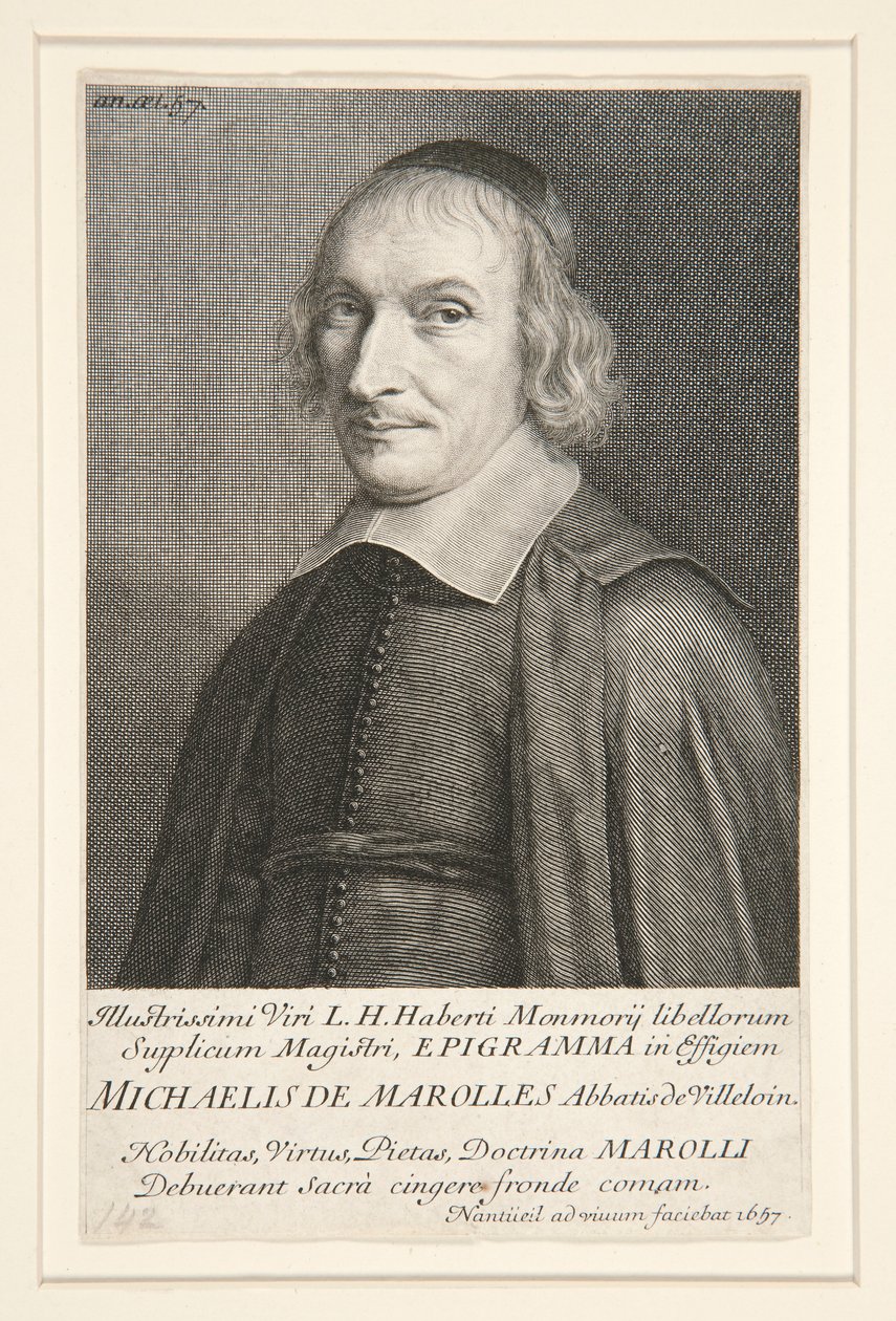 Michael Marollesista (1600-1681) tekijältä Robert Nanteuil