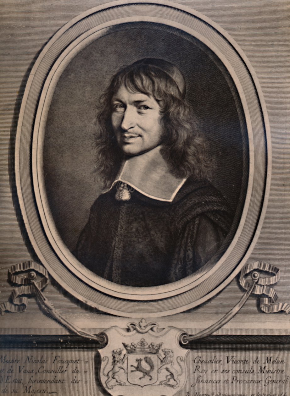 Nicolas Fouquet, Ranskan Ludvig XIV:n valtiovarainministeri, 1600-luku 1894 tekijältä Robert Nanteuil