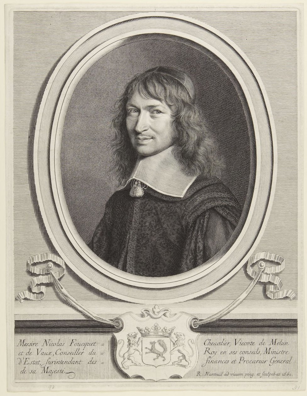 Nicolas Fouquet, Melunin ja Vaux