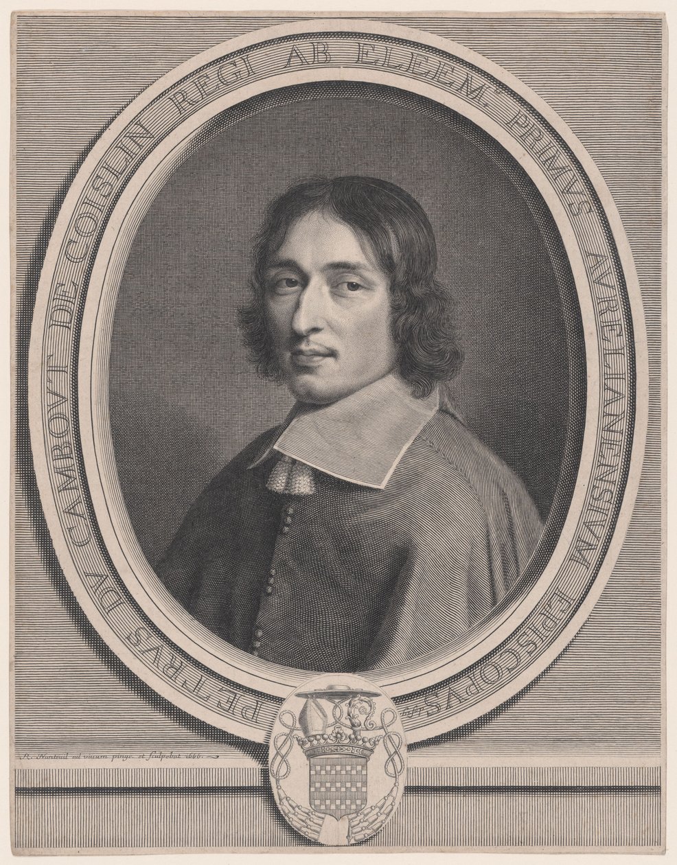 Pierre-Arnoud du Cambout, kardinaali de Coislin (Coislinin kardinaali) tekijältä Robert Nanteuil