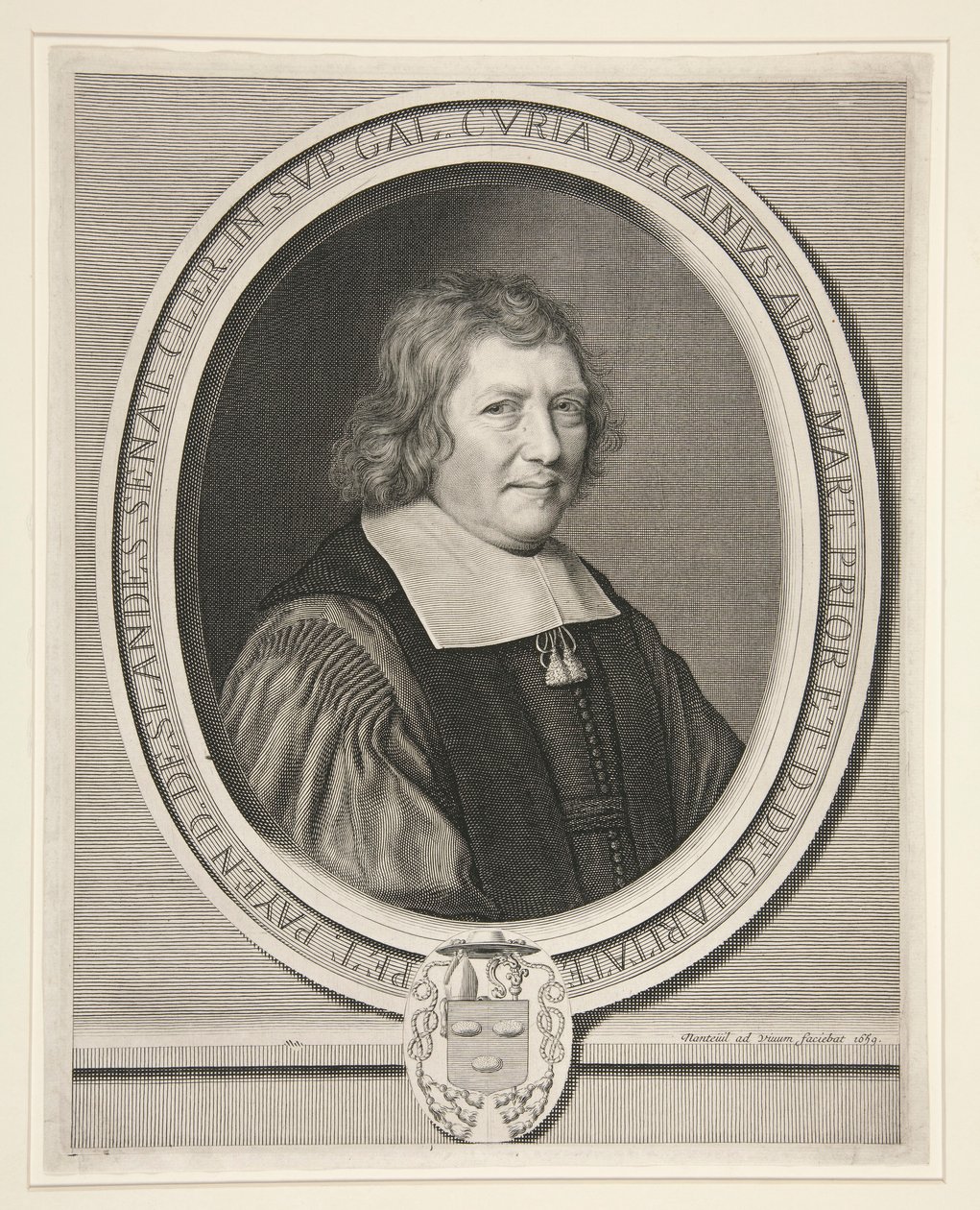 Pierre Payen-Deslandes, Pariisin parlamentin pappisneuvoston dekaani, Abb? Saint-Martinista ja Prior of Charitista? (Pariisin parlamentin neuvonantaja-kirkkojen dekaani, Saint-Martinin apotti ja La Charitin priori?) tekijältä Robert Nanteuil