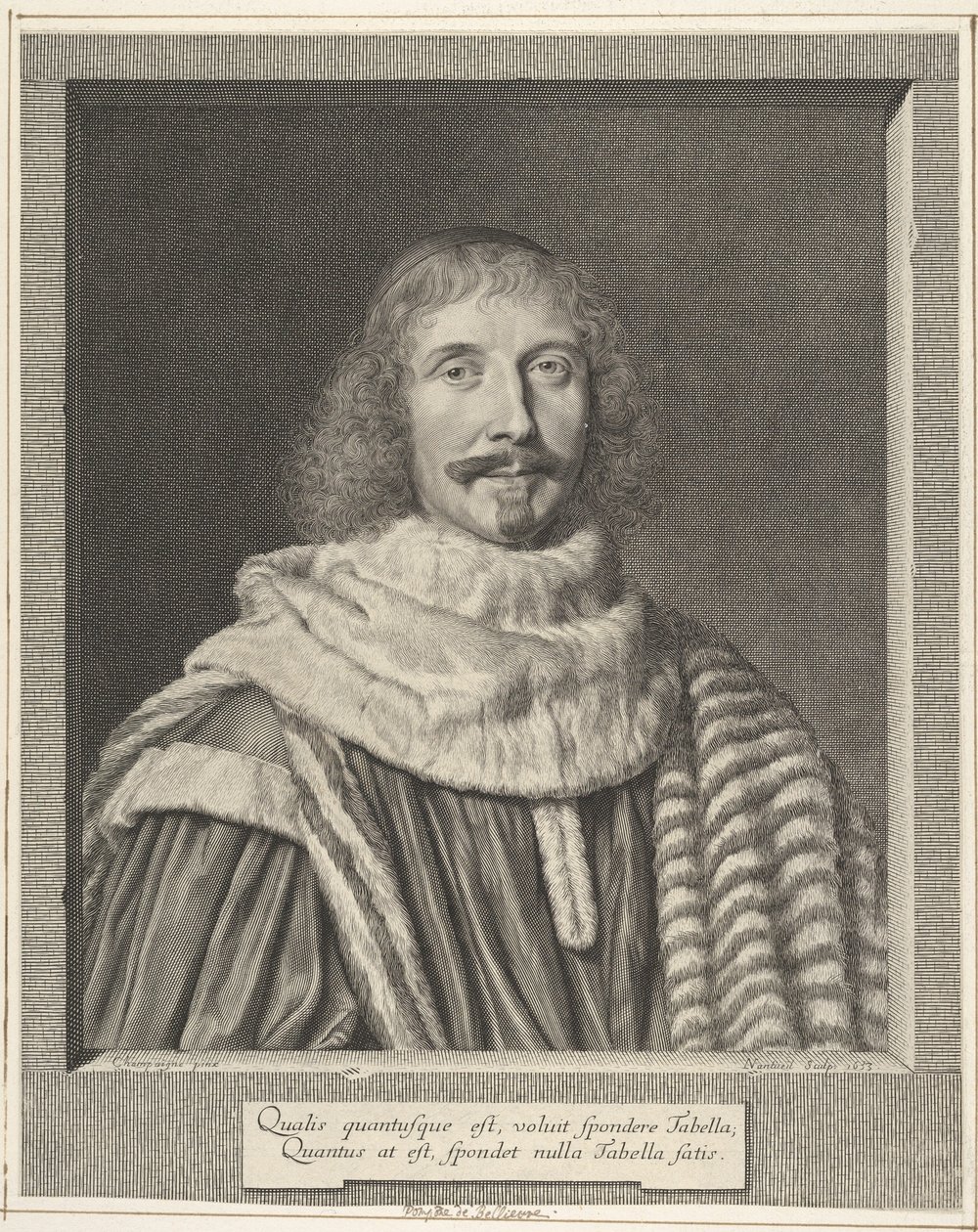 Pompone II de Bellièvre tekijältä Robert Nanteuil