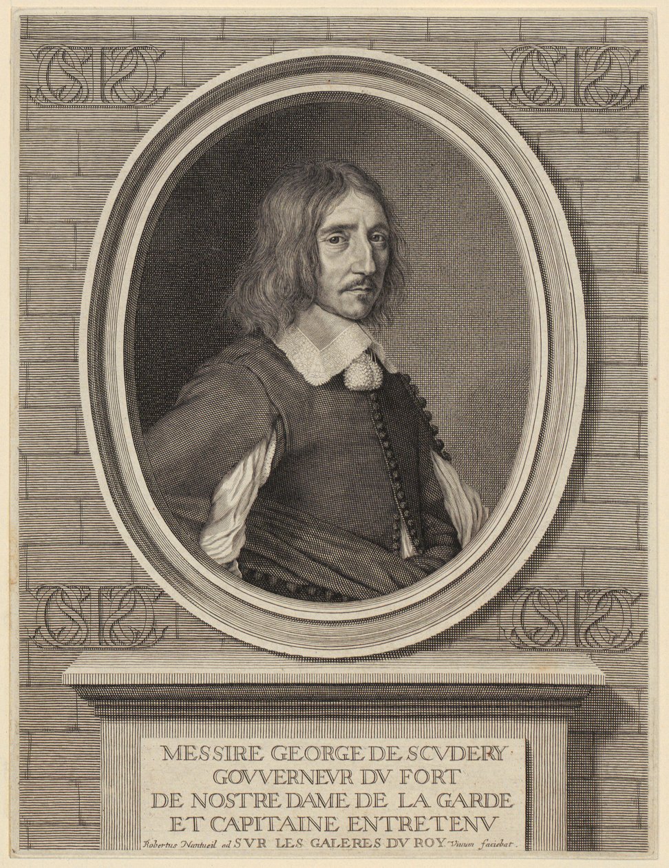 George de Scudéryn muotokuva tekijältä Robert Nanteuil