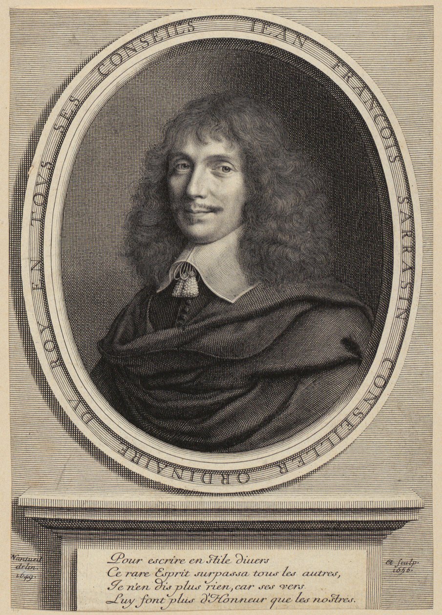 Jean-François Sarrazinin [Sarrasin] muotokuva tekijältä Robert Nanteuil