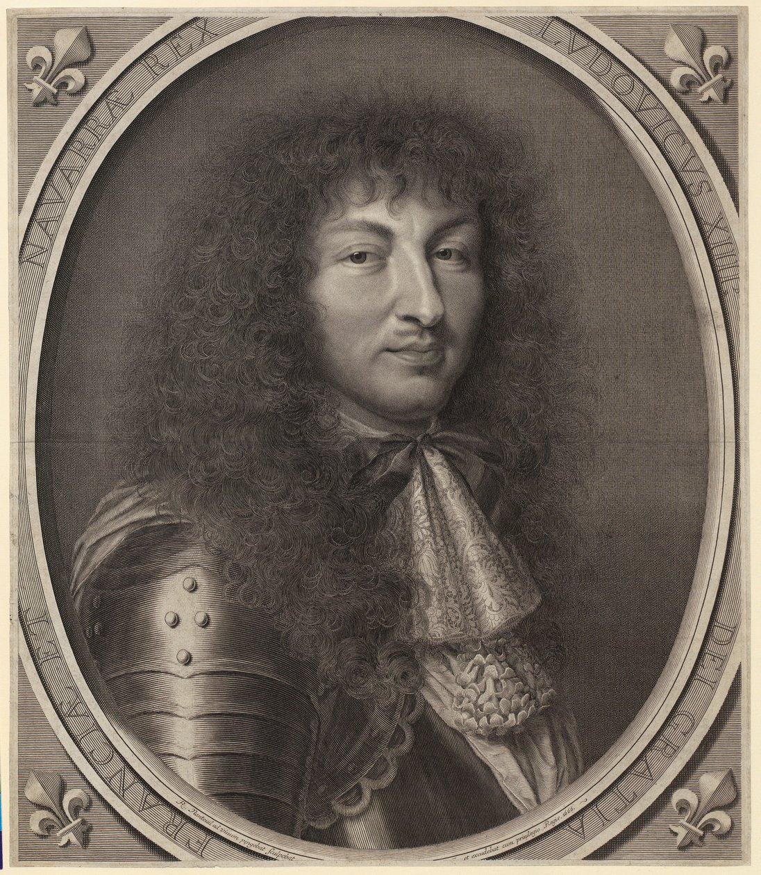 Ludvig XIV:n muotokuva tekijältä Robert Nanteuil