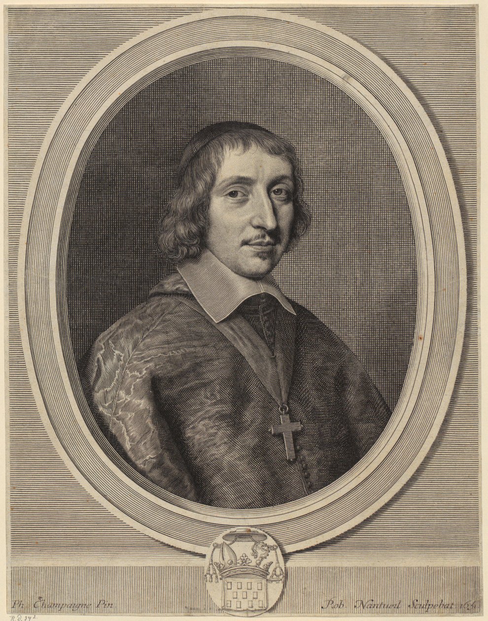 Philibert-Emmanuel de Beaumanoir de Lavardinin muotokuva tekijältä Robert Nanteuil