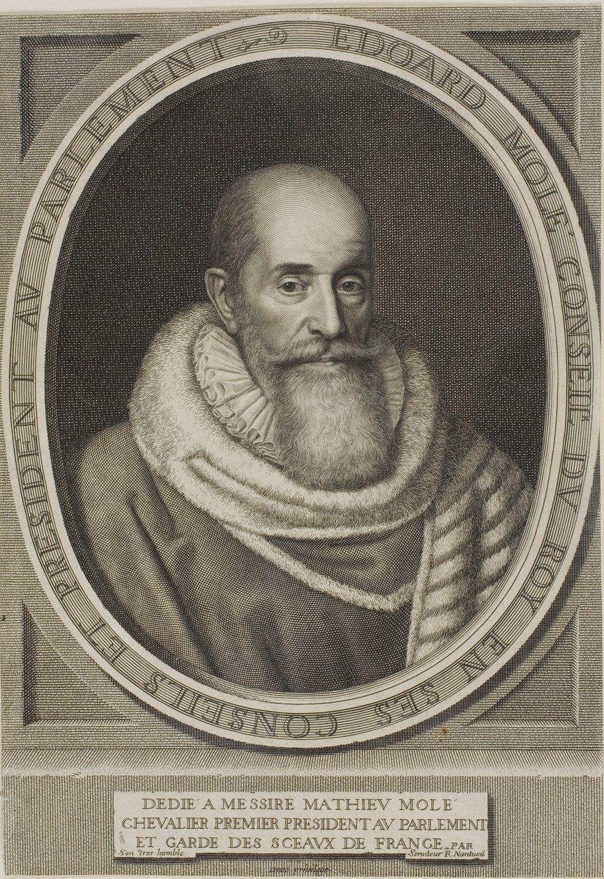 Edouard Molén muotokuva tekijältä Robert Nanteuil