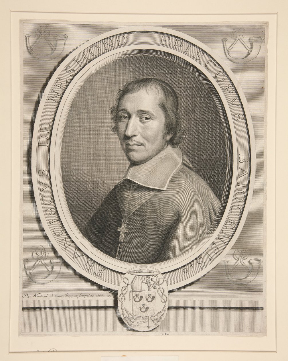Presidentin François-Théodore de Nesmondin muotokuva? Mortier au Parlement de Paris (Pariisin parlamentin päätuomari) tekijältä Robert Nanteuil
