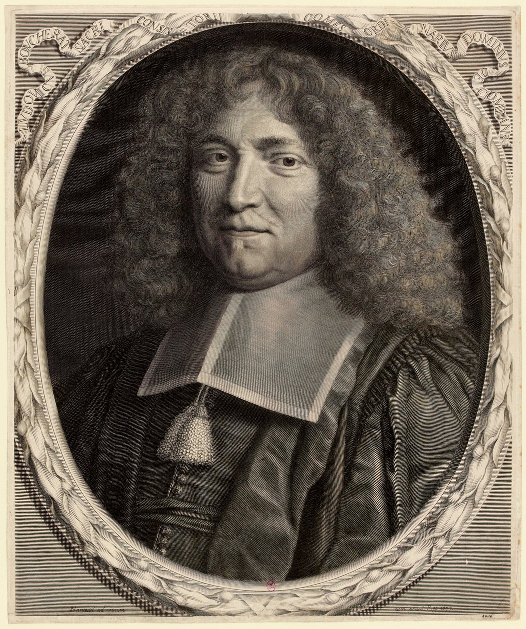 Muotokuva Louis Boucheratista 1616-1699, Ranskan liittokansleri, 1677. tekijältä Robert Nanteuil