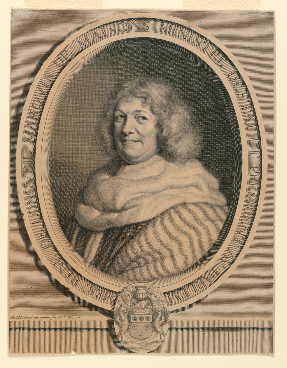 Marquis de Longveilin muotokuva tekijältä Robert Nanteuil