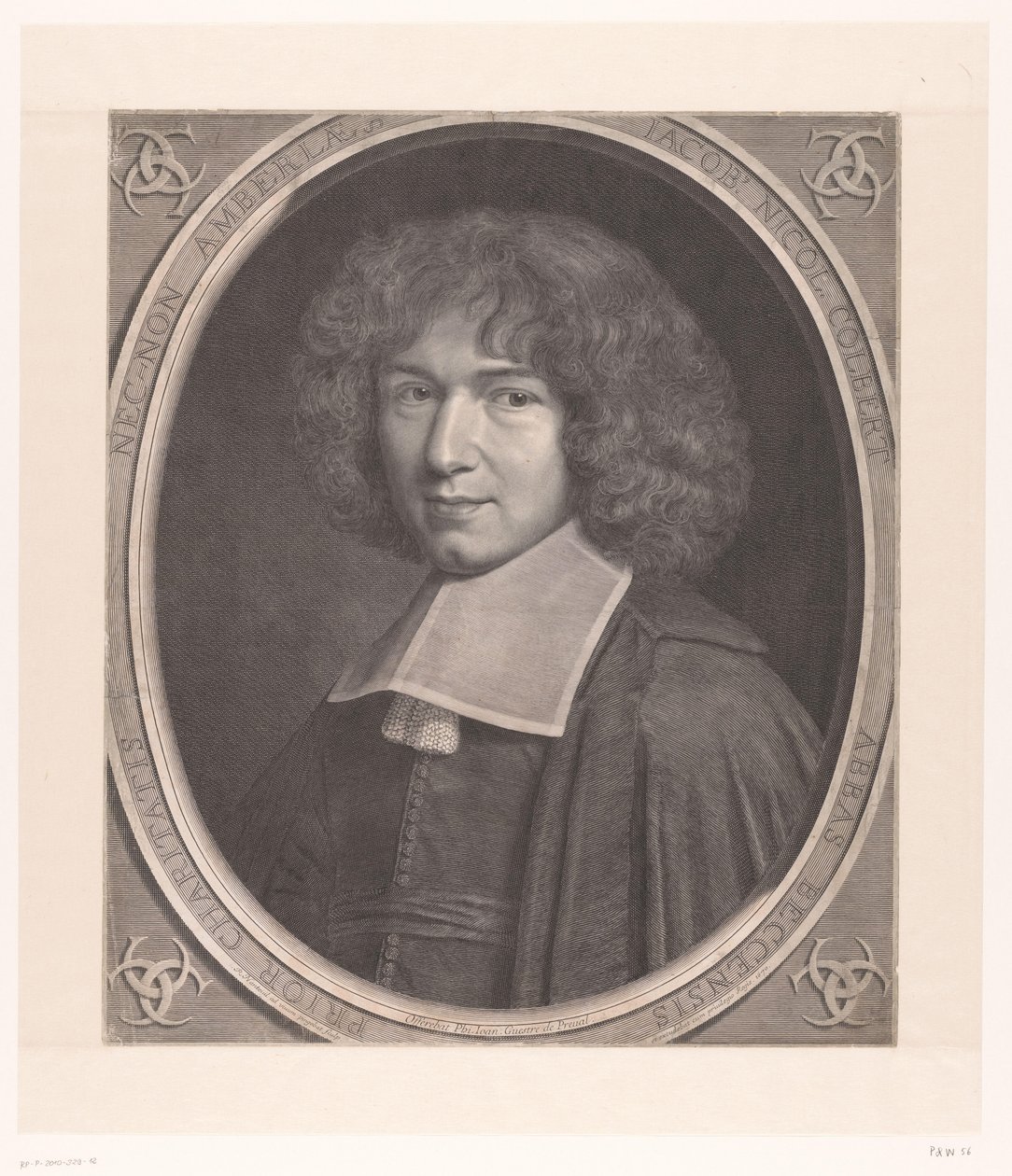 Muotokuva Jacques-Nicolas Colbert Jacob Nicol Colbert (...) (otsikko esineessä) tekijältä Robert Nanteuil