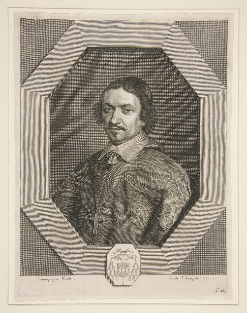Victor Le Bouthellier, Toursin arkkipiispa (1596-1670) tekijältä Robert Nanteuil