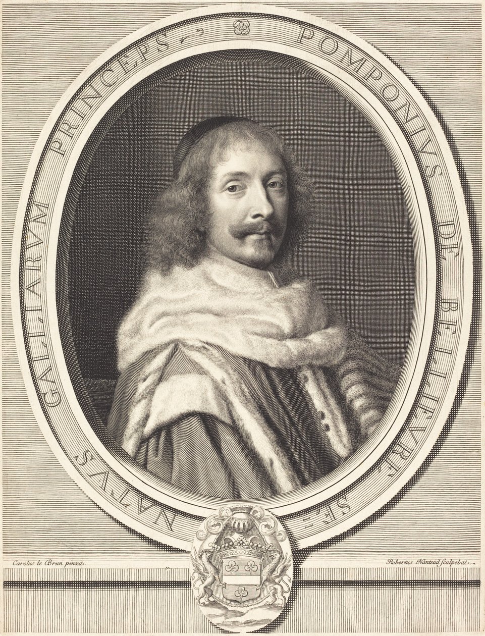 Pomponne de Bellievre tekijältä Robert Nanteuil after Charles Le Brun