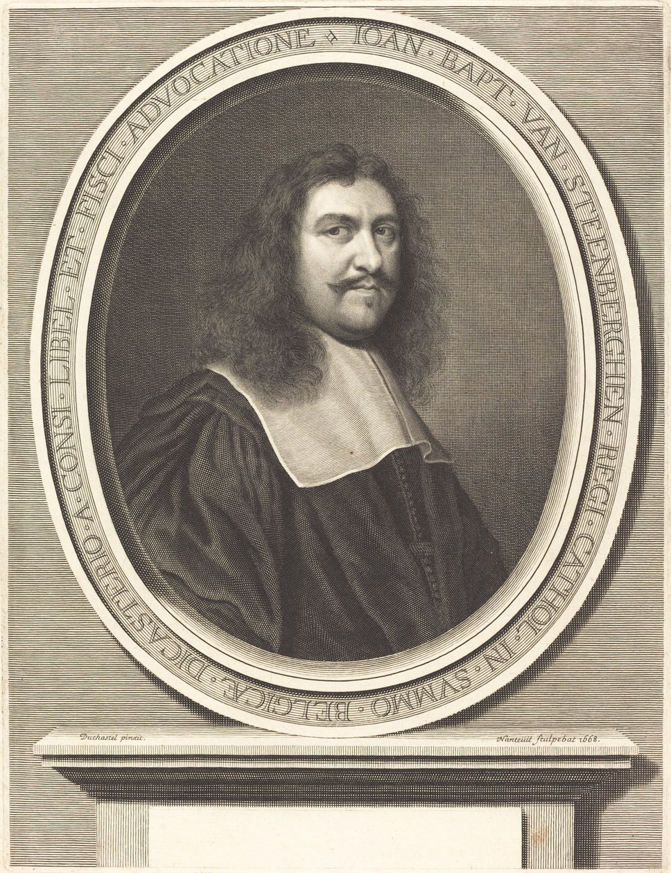 Jean Baptiste van Steenberghen tekijältä Robert Nanteuil after François Duchatel