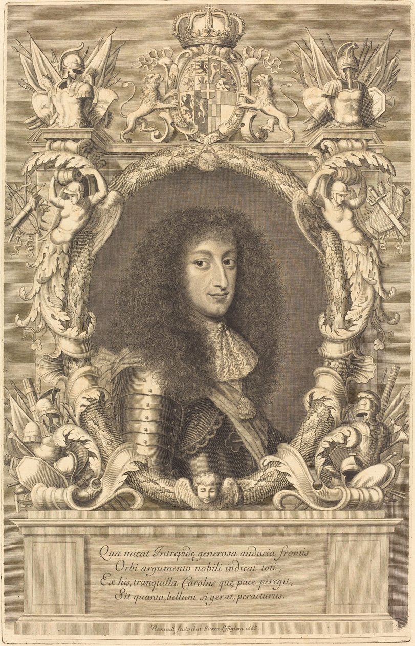 Charles-Emmanuel, Savoian herttua tekijältä Robert Nanteuil after Justus van Verus
