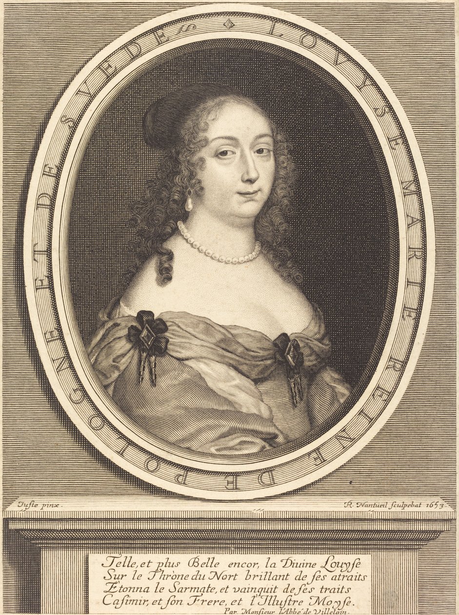 Louis-Marie, Puolan kuningatar tekijältä Robert Nanteuil after Justus van Verus